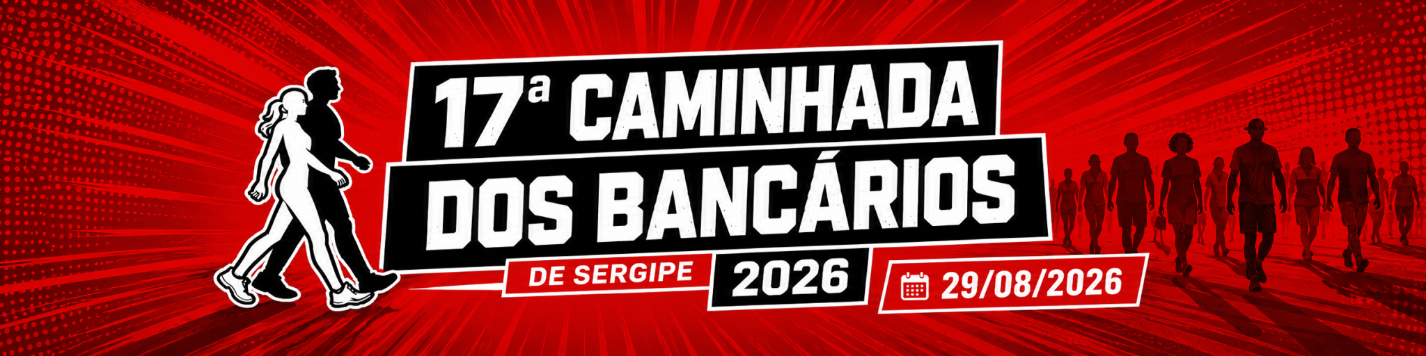 Inscrição para 17ª Caminhada dos Bancários 2026